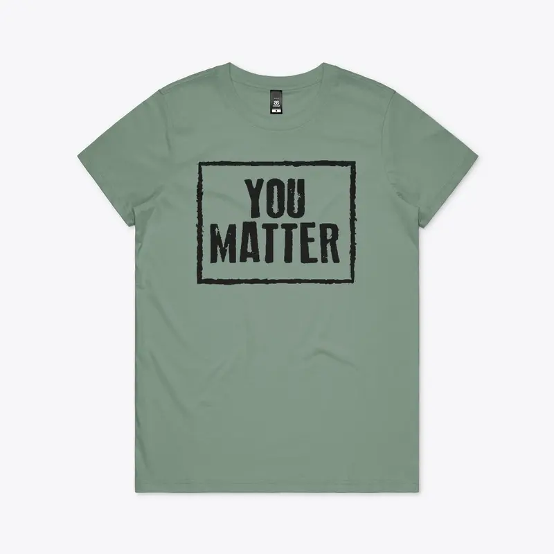 YOU MATTER BLACK LETTERING COLLECTION